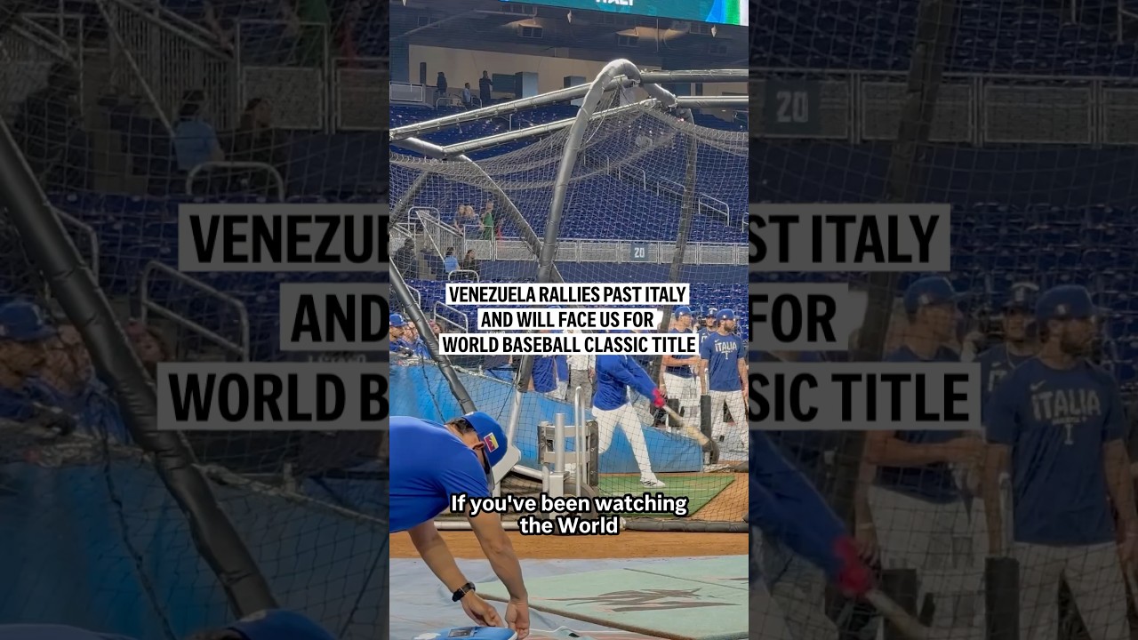 Venezuela rallies past Italy and will face US for World Baseball Classic title