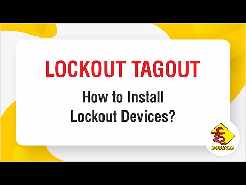 Lockout Tagout Video: How to Install Lockout Devices?