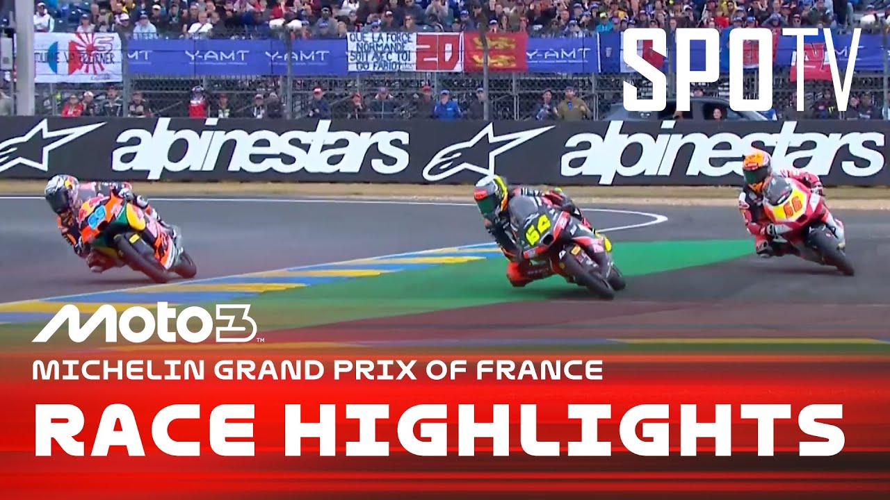 Takeover Last Lap Dramatis di Le Mans - Moto3 Race | [MotoGP Prancis]