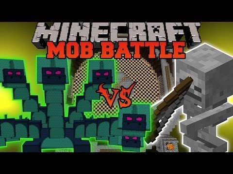 Minecraft: HYDRA VS. SKELETON - Minecraft Mob Battle 