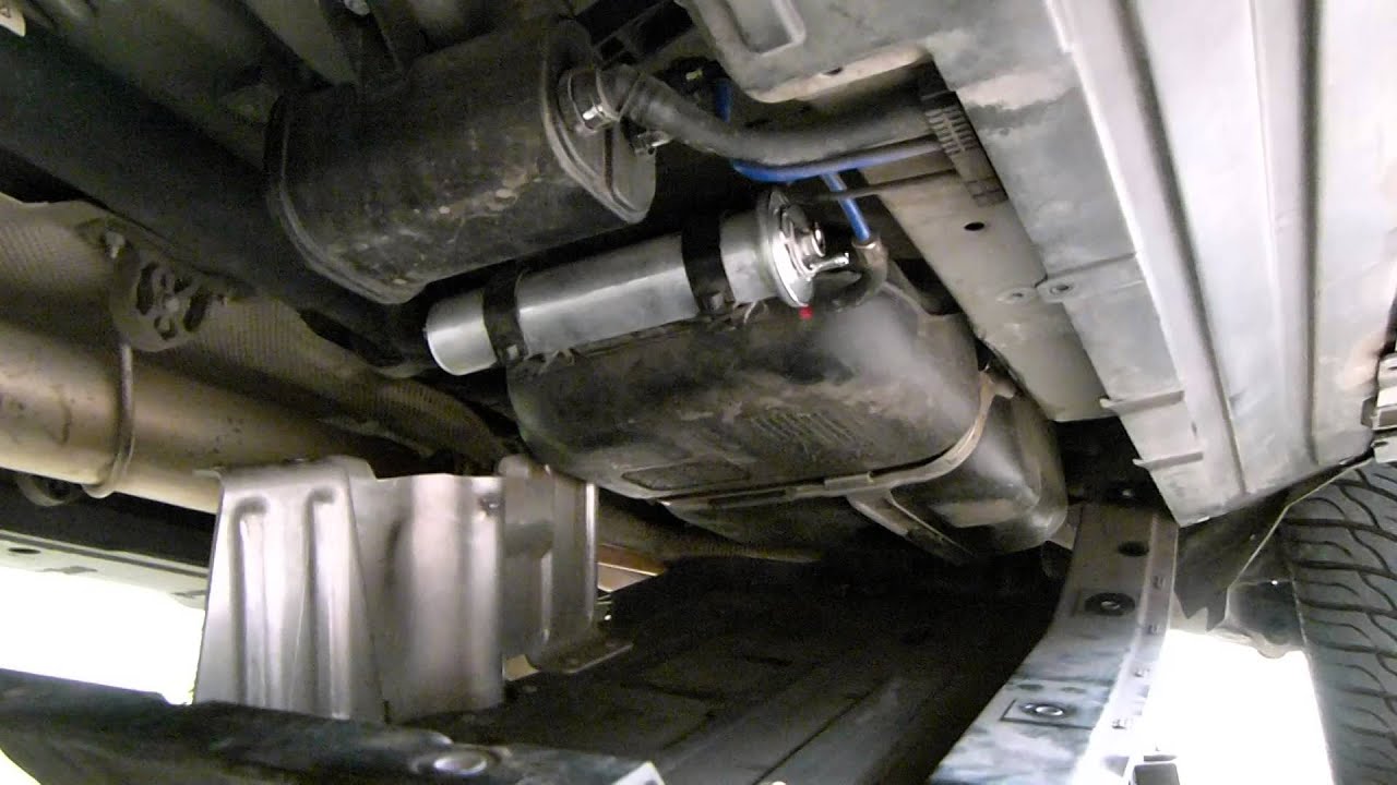 Replace fuel filter bmw x5