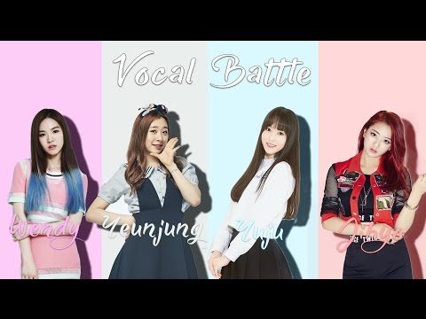 Wendy (Red Velvet) VS Yeunjung (WJSN) VS Yuju (Gfriend) VS Jihyo (Twice) -Vocal Battle (B4 - F#5 )