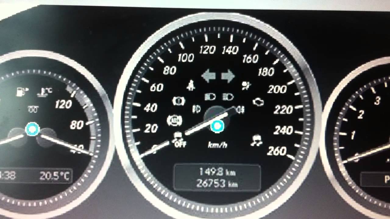 Mercedes c class dashboard warning lights #1