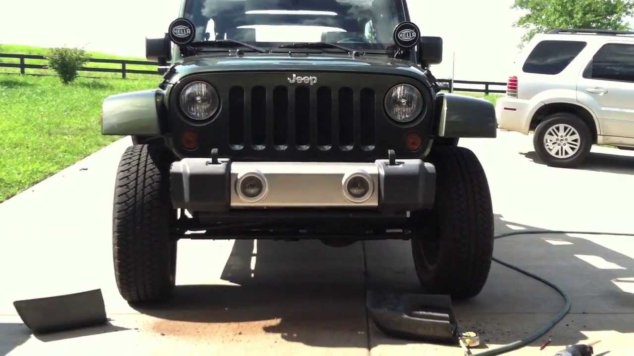 Jeep jk diy bumper #2