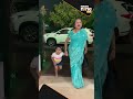 Nitin gadkari recieves surprise visit from his granddaughters in delhi |News9 #shorts  - 00:48 min - News - Video