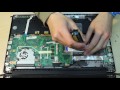 asus x502c laptop full  disassembly - remove motherboard/hard drive/screen/battery etc...