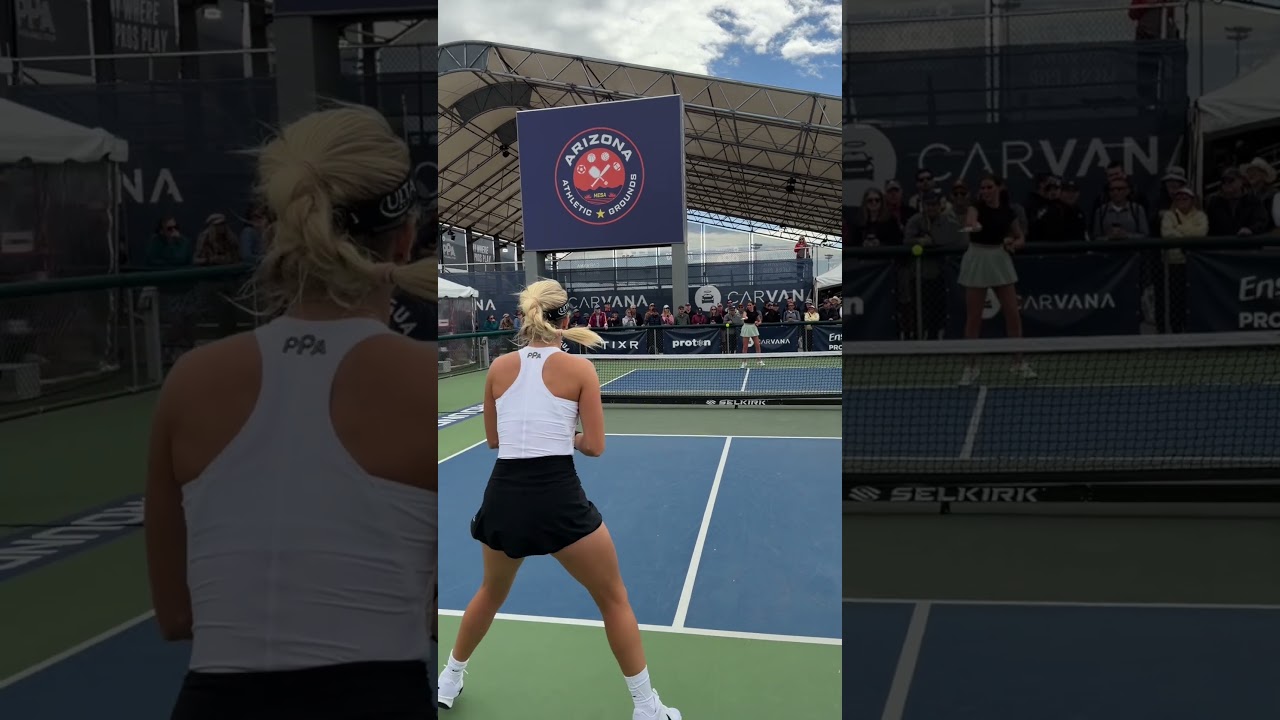 But then again, @Anna.Leigh.Waters is a CRAZY athlete 😮💨🙌 #pickleball