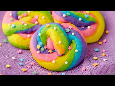 UNICORN RAINBOW POOP COOKIES NERDY NUMMIES - Cooking Show 