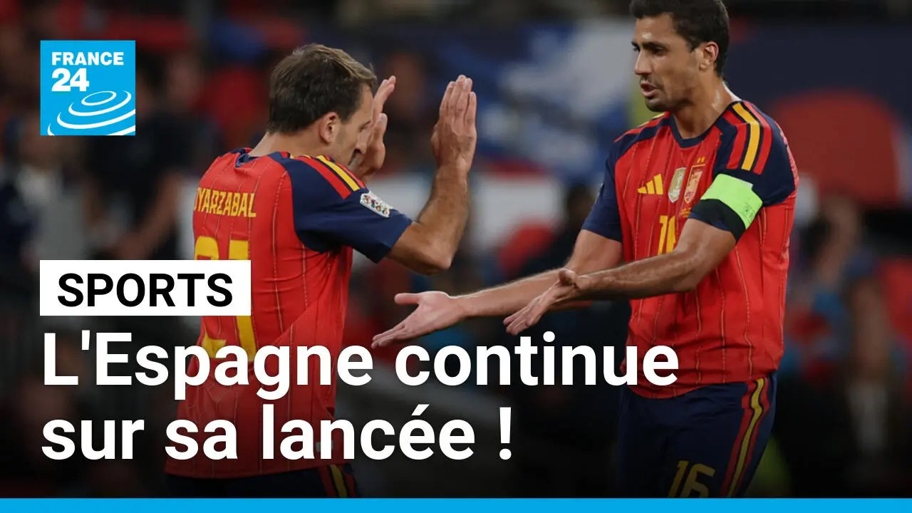 L'Espagne continue sur sa lancée en renversant l'Angleterre à Londres • FRANCE 24