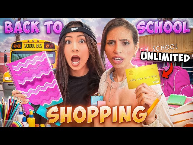 BACK TO SCHOOL SHOPPING! *No Budget*