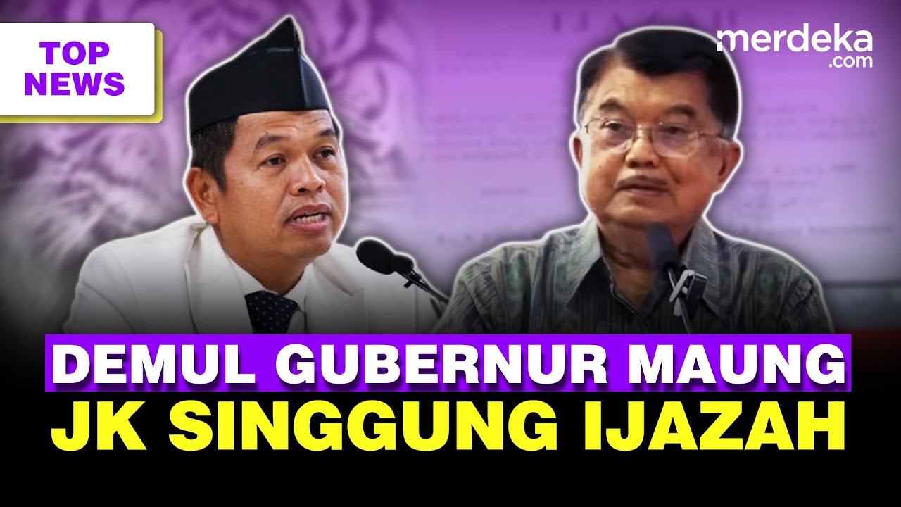 Tegas Dedi Mulyadi Gubernur Maung| Pecah JK Bicara Soal Ijazah di Unhas