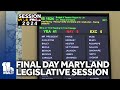 Clock ticking on final day of Maryland Legislative Session 2024