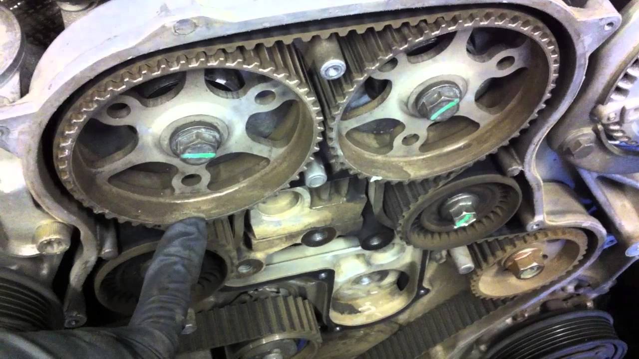 Jeep Liberty Diesel Timing Belt Replacement Part 3 - YouTube fiat engine diagrams 