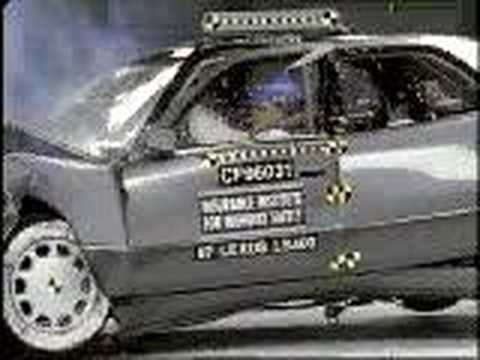 test de video accident Lexus LS 1990 - 1995