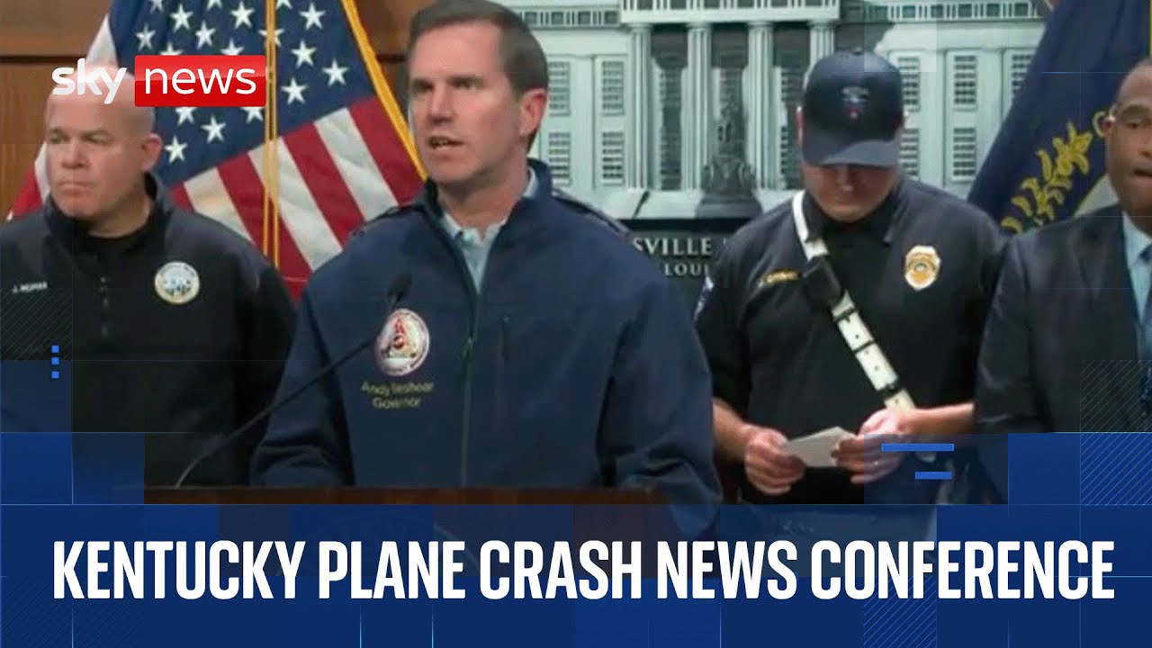 Kentucky plane crash leaves three dead - with number expected to rise | Full news conference