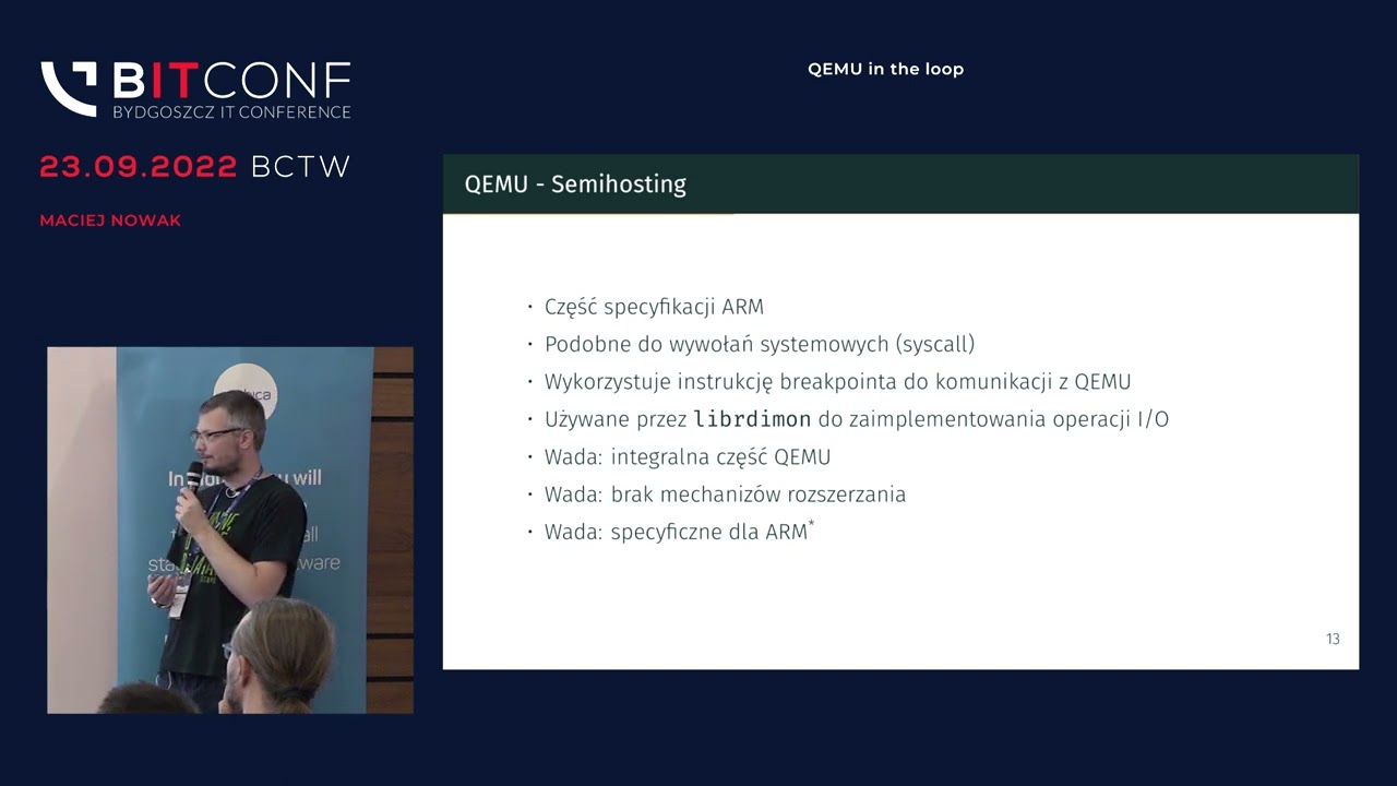 BITconf 2022 - [Maciej Nowak] QEMU in the loop