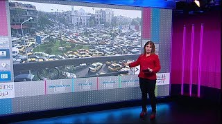 نكات السوريين على أطول طابور سيارات أمام محطة محروقات ...