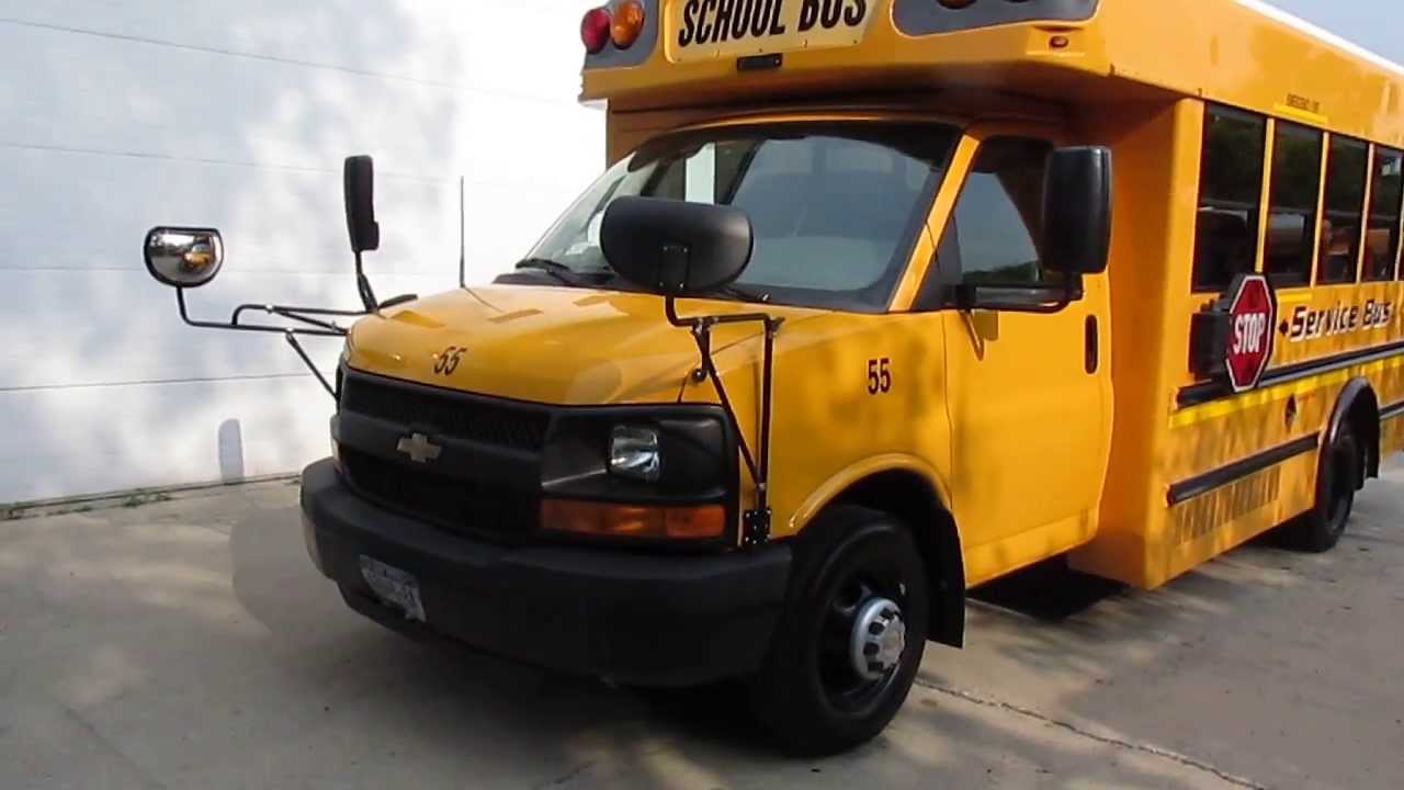 2010-chevrolet-mini-school-bus-for-sale-fleet-maintained-20-passenger