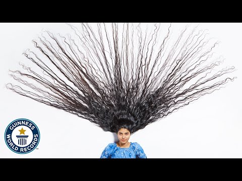Longest hair on a Indian teenager EVER- Guinness World Records