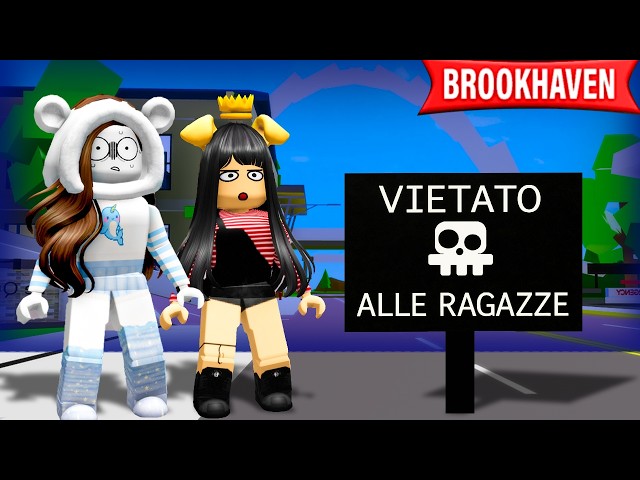 In questa città di Brookhaven le ragazze sono vietate su roblox.