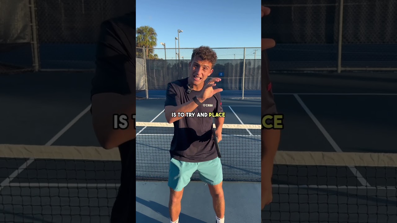 4.0 Level Dinking Strategy! #pickleball #pickleballtips #shorts