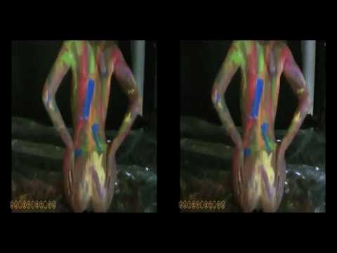 3D video Body Painting