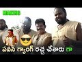 Pawan Kalyan's Gabbar Singh Gang hungama@Telangana devudu movie making