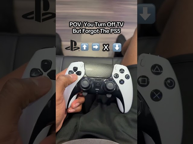 When you forgot to turn off your PS5 💀