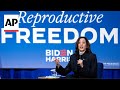 Kamala Harris talks abortion rights during Pennsylvania rally