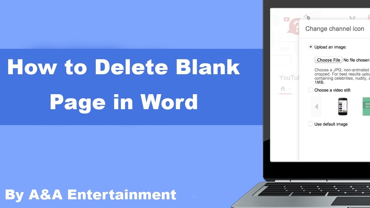 how-to-delete-blank-page-in-word-youtube