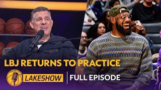 LBJ Returns to Practice: What it Means for the Lakers Lineup