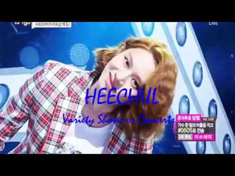 Kim Heechul Variety Shows vs Concerts