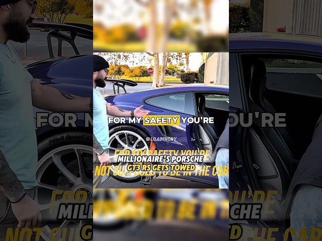 PORSCHE GT3 RS GETS TOWED!