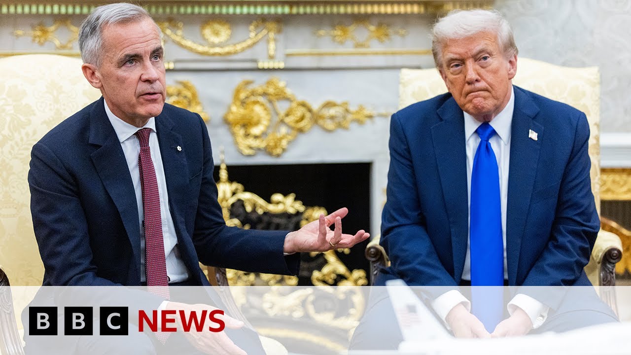 US-Canada trade talks 'terminated', says President Trump | BBC News