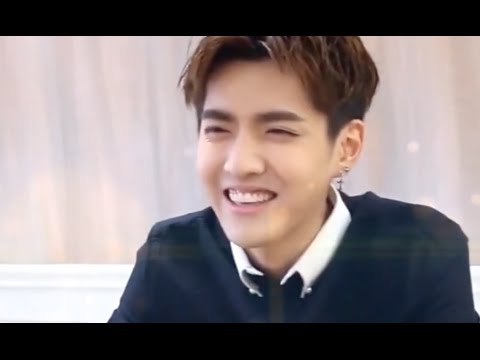 Kris Wu smiling and laughing (´◕ ◡ ◕ ) (^▽^)