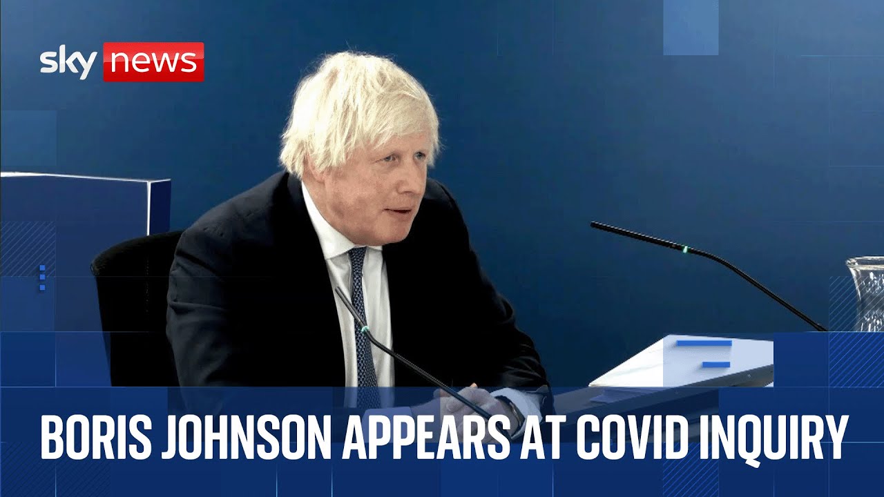 Boris Johnson gives evidence at the UK COVID-19 Inquiry | Watch in full