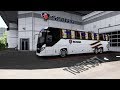 Scania touring bus new 4k skin and update glass and sticker v3.0
