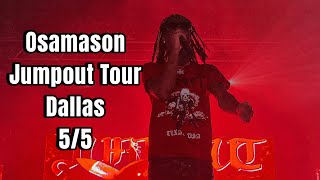OSAMASON JUMPOUT TOUR DALLAS FULL SET | Concert Vlog