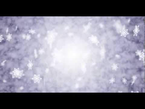 Christmas Background Video - Snow Flakes Falling Loop