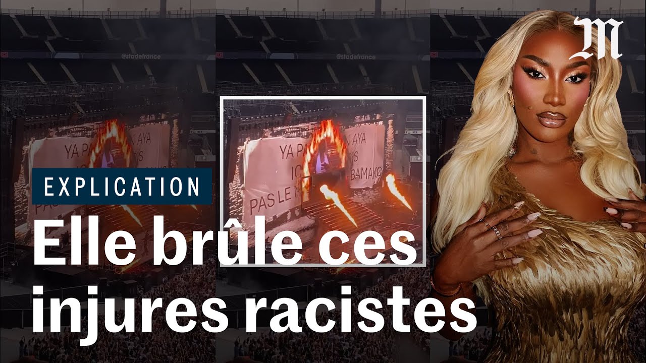 Aya Nakamura « brûle » les injures racistes d’un groupuscule d’extrême droite à son concert