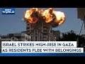 Israel Gaza Attack | Israel Strikes Gaza City As Residents Flee With Belongings