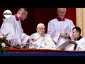 Pope Francis’ final address to his followers touched on world peace