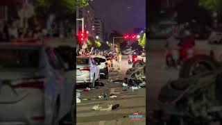 Tin mới: Khởi tố tài xế Lexus sau cú tông loạt xe