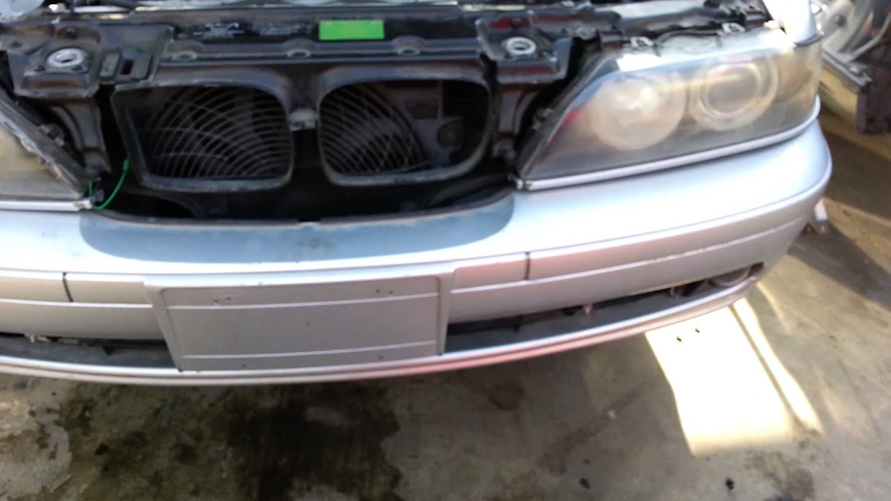 Bmw e39 front bumper removal #6
