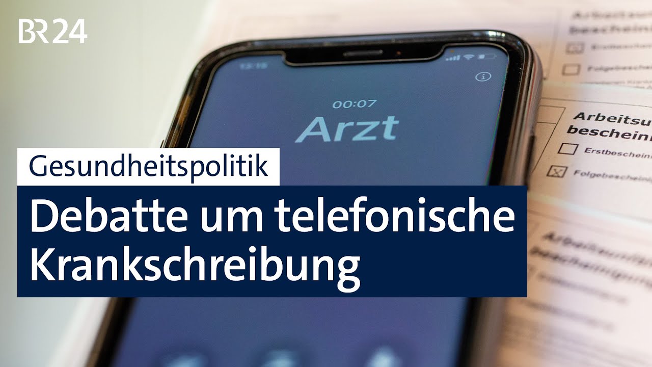 Diskussion nach Kritik von Merz an telefonischer Krankschreibung geht weiter | BR24
