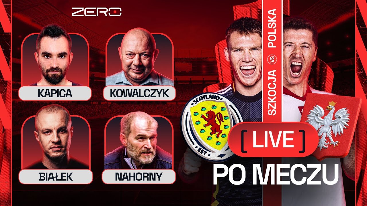 POLSKA WYGRYWA ZE SZKOCJĄ - KOWALCZYK, KAPICA, BIAŁEK, NAHORNY - LIVE PO MECZU