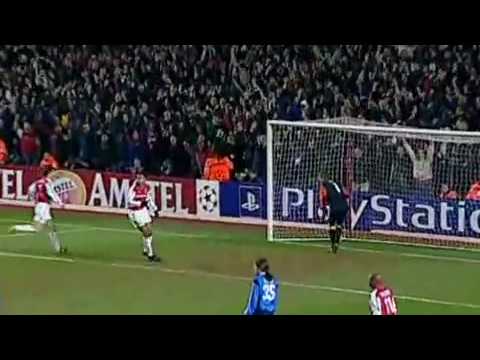 Dennis Bergkamp top 10 gols Arsenal