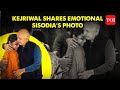 Jailed AAP leader's Manish Sisodia emotional farewell with wife, Kejriwal shares heartbreaking photo