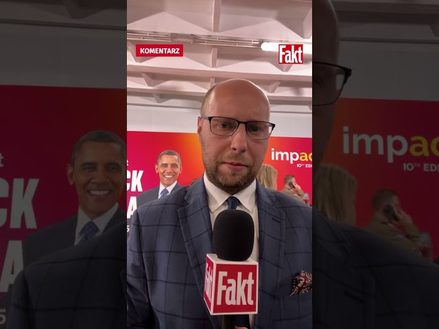 Barack Obama w Polsce! Były prezydent USA wspomniał o wyborach prezydenckich #fakt #obama