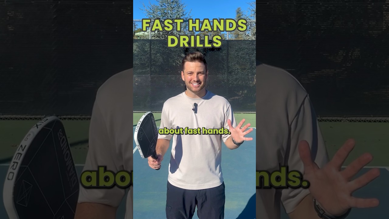 🚨Get Faster Pickleball Hands⚡#pickleballtips #shorts